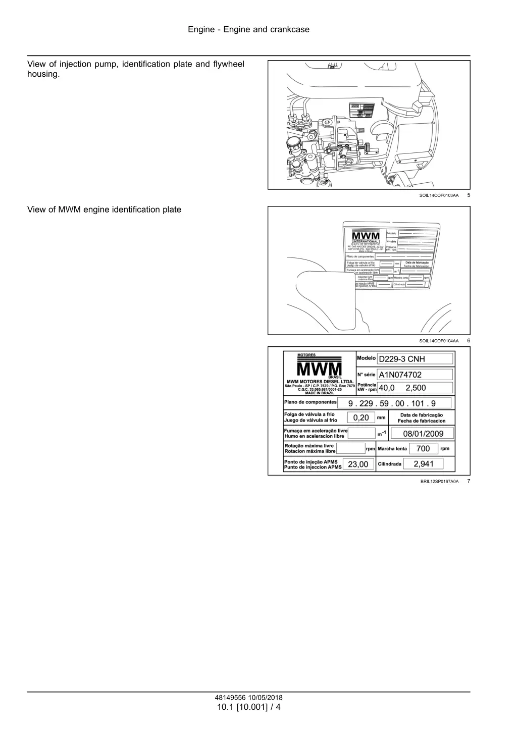 engine engine and crankcase 1