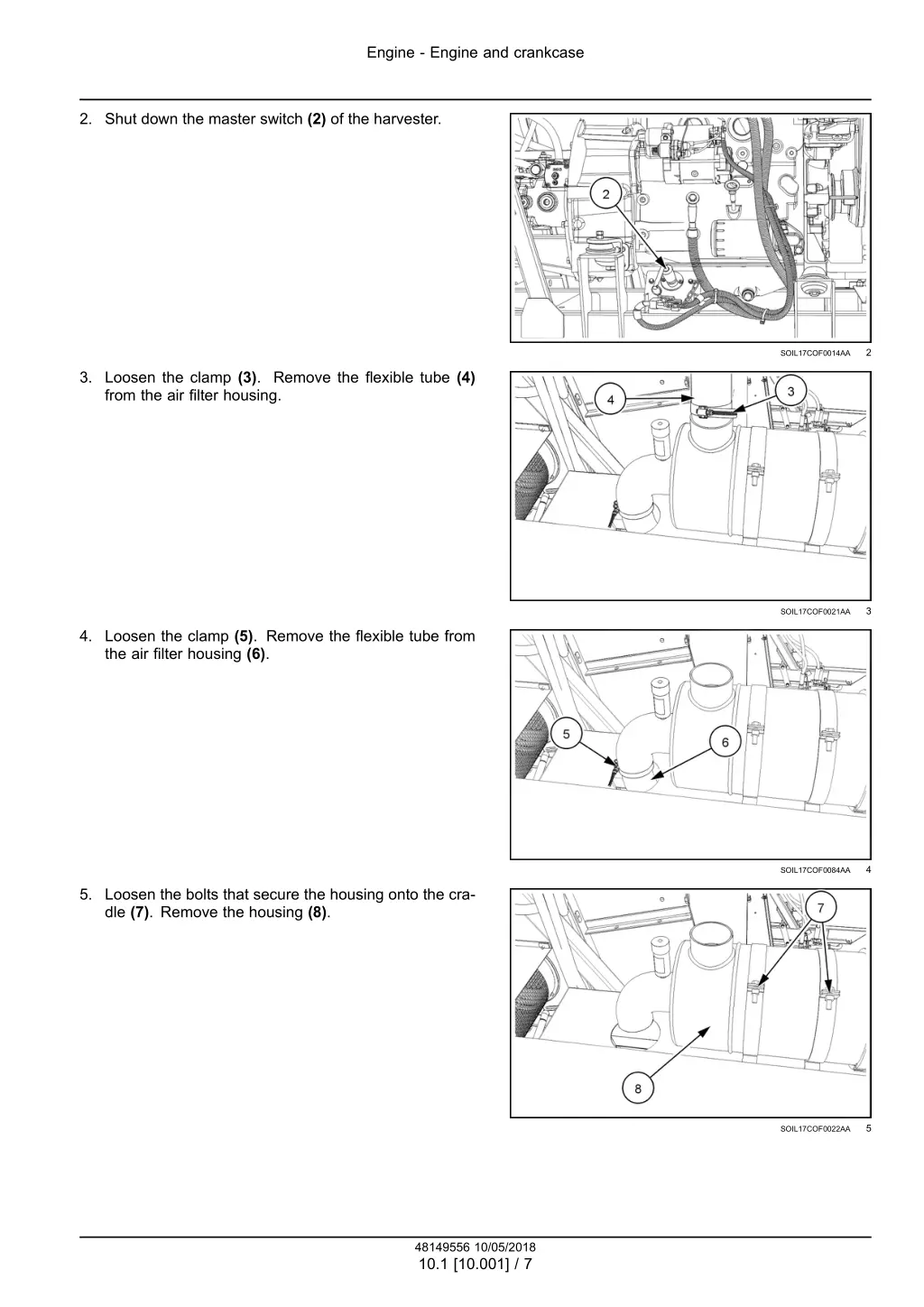 engine engine and crankcase 4