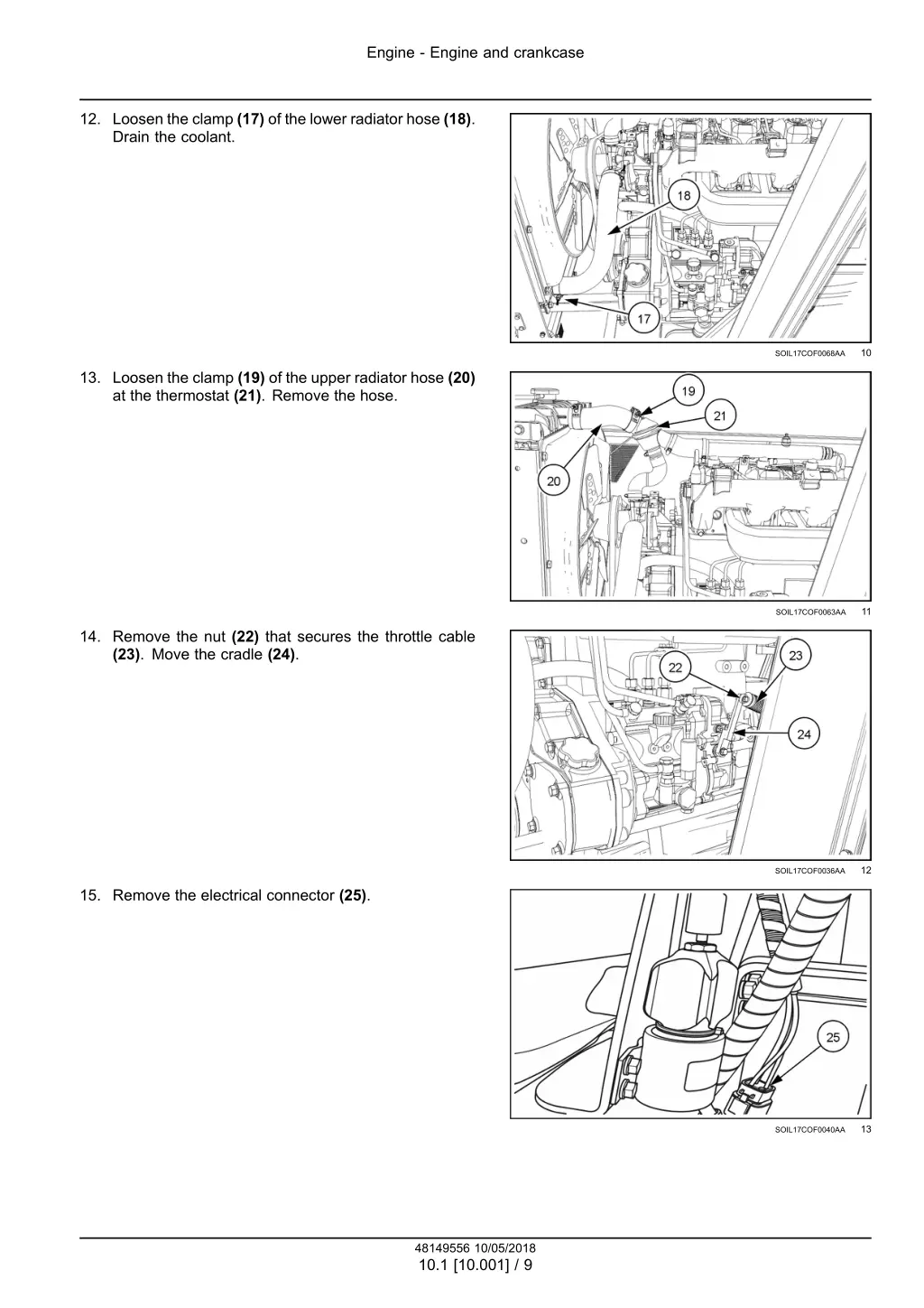 engine engine and crankcase 6