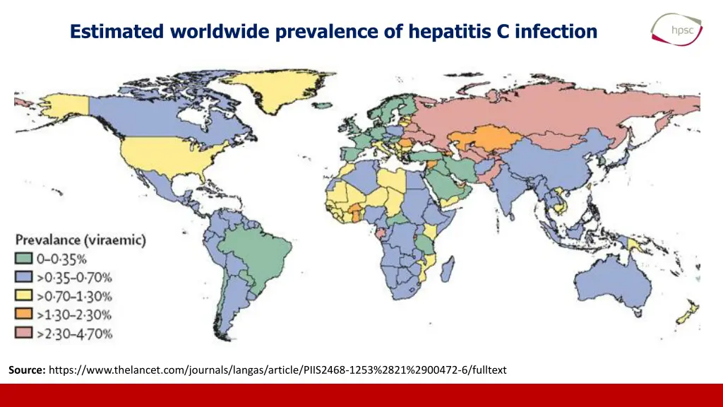 estimated worldwide prevalence of hepatitis