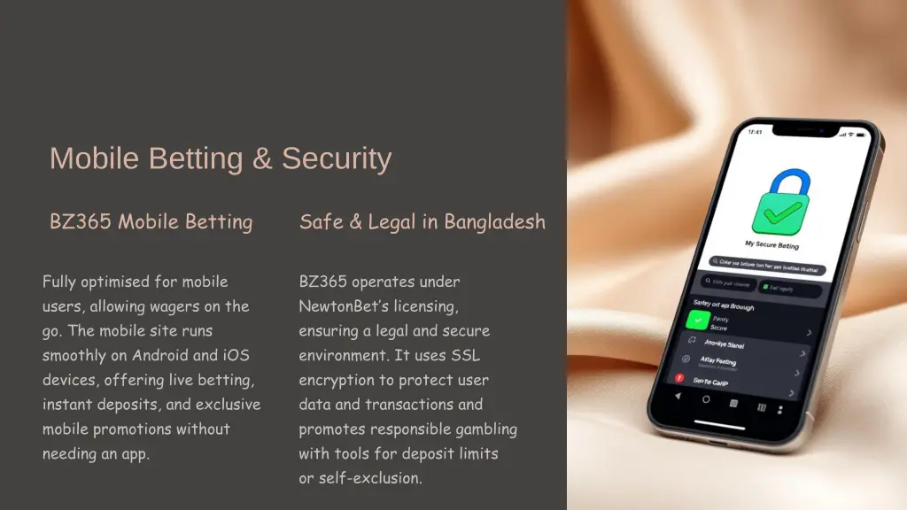 mobile betting security