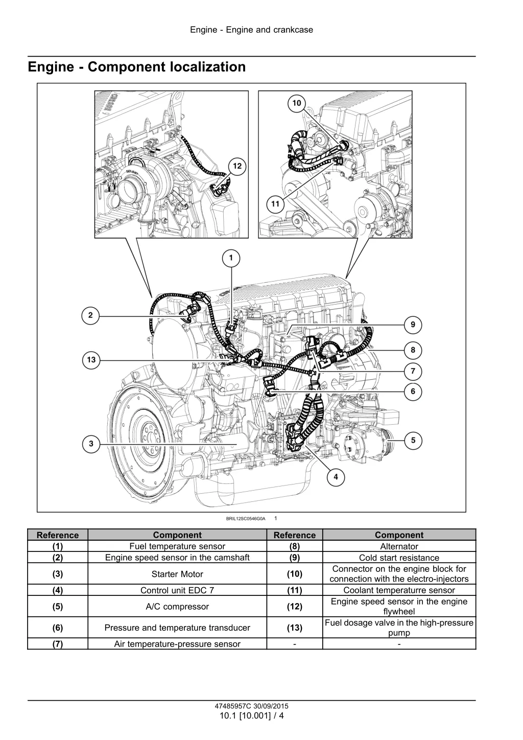 engine engine and crankcase 1