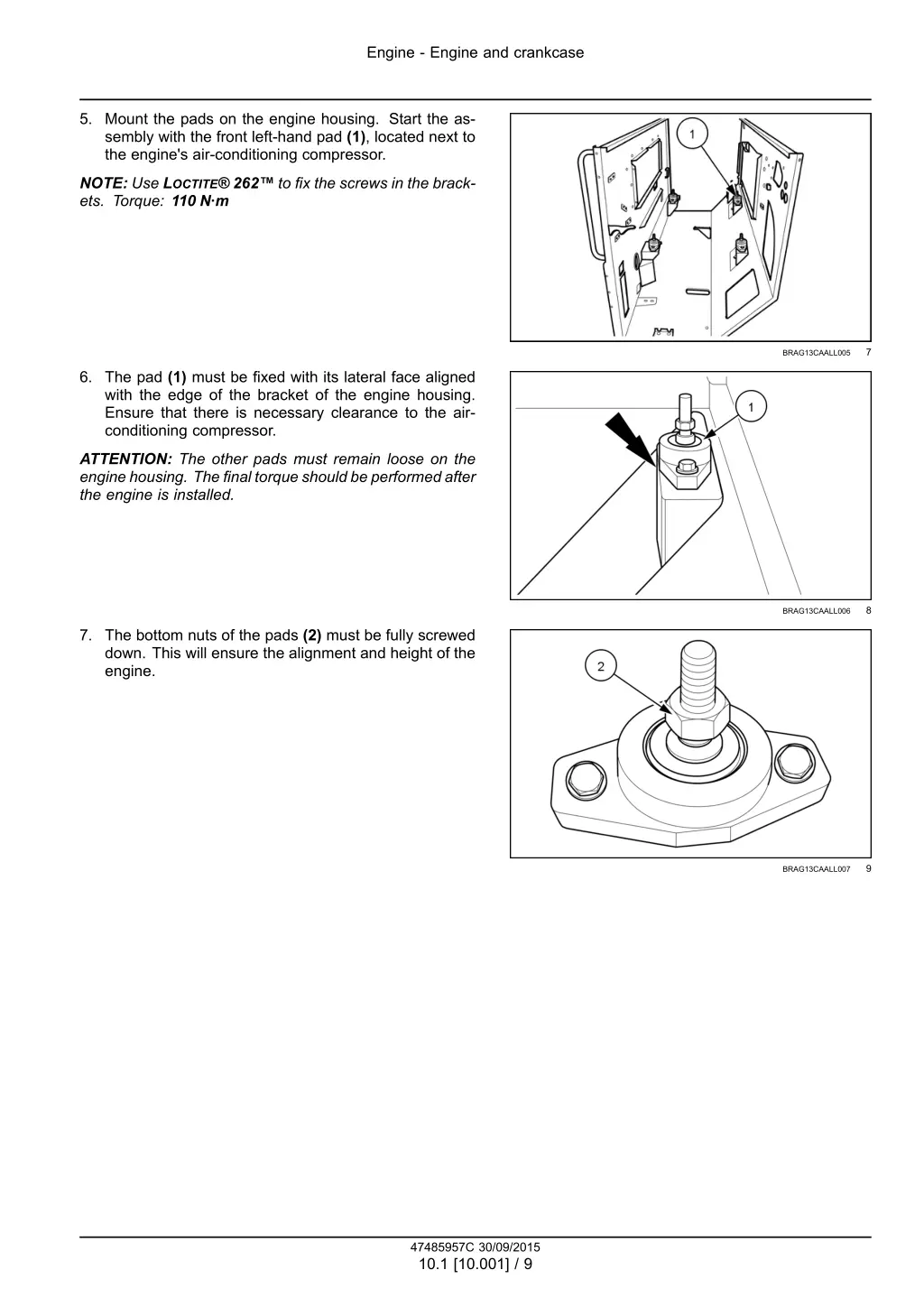 engine engine and crankcase 6