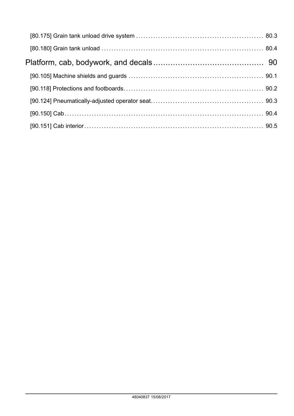 80 175 grain tank unload drive system 80 3