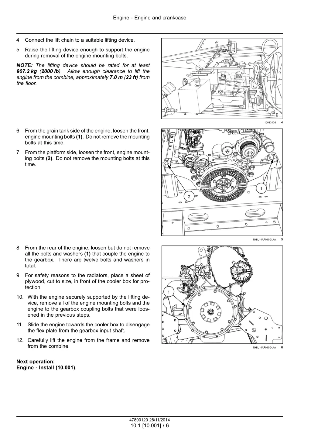 engine engine and crankcase 3