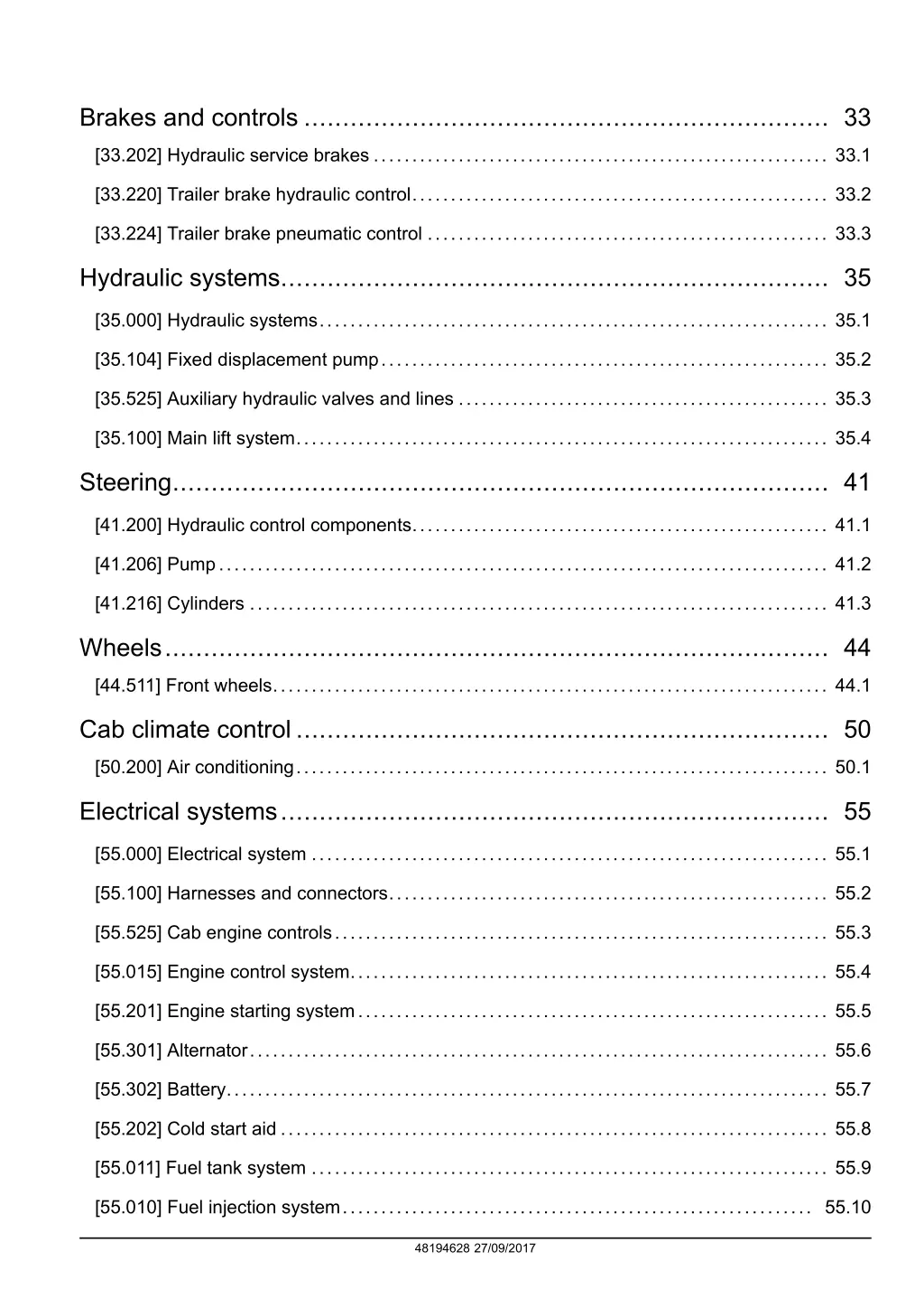 brakes and controls 33