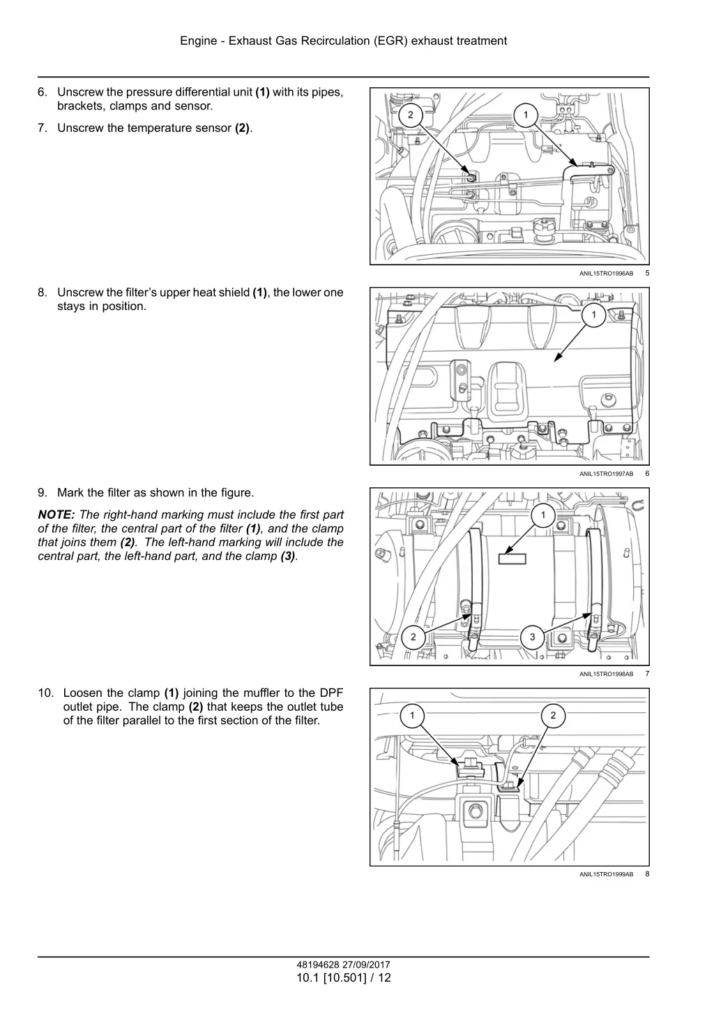 engine exhaust gas recirculation egr exhaust 1