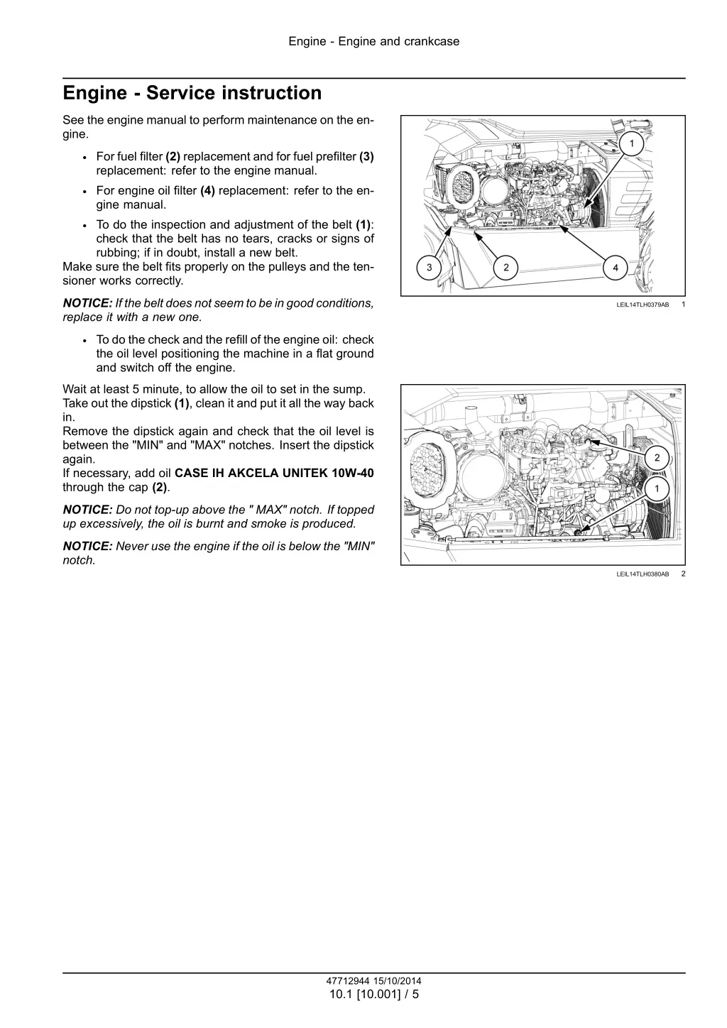 engine engine and crankcase 2