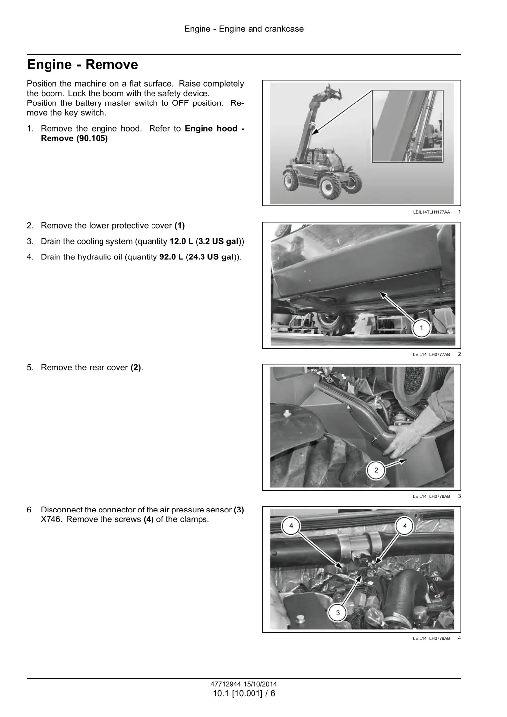 engine engine and crankcase 3