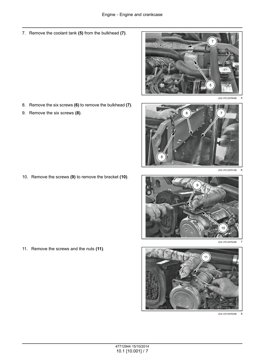 engine engine and crankcase 4