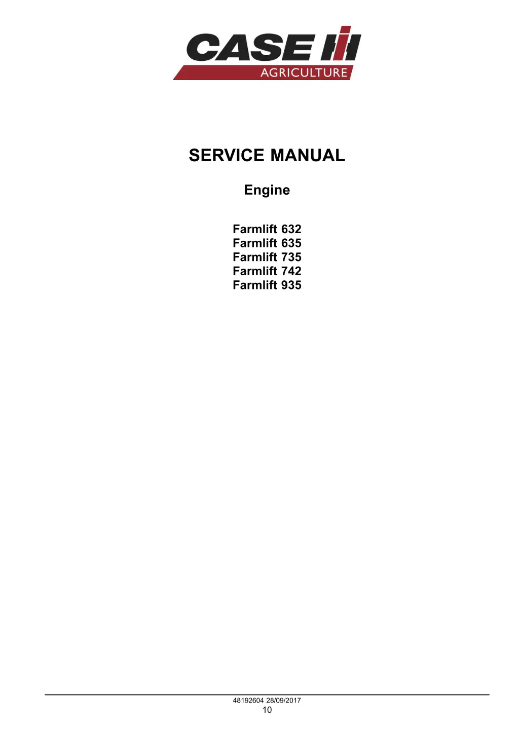 service manual 1