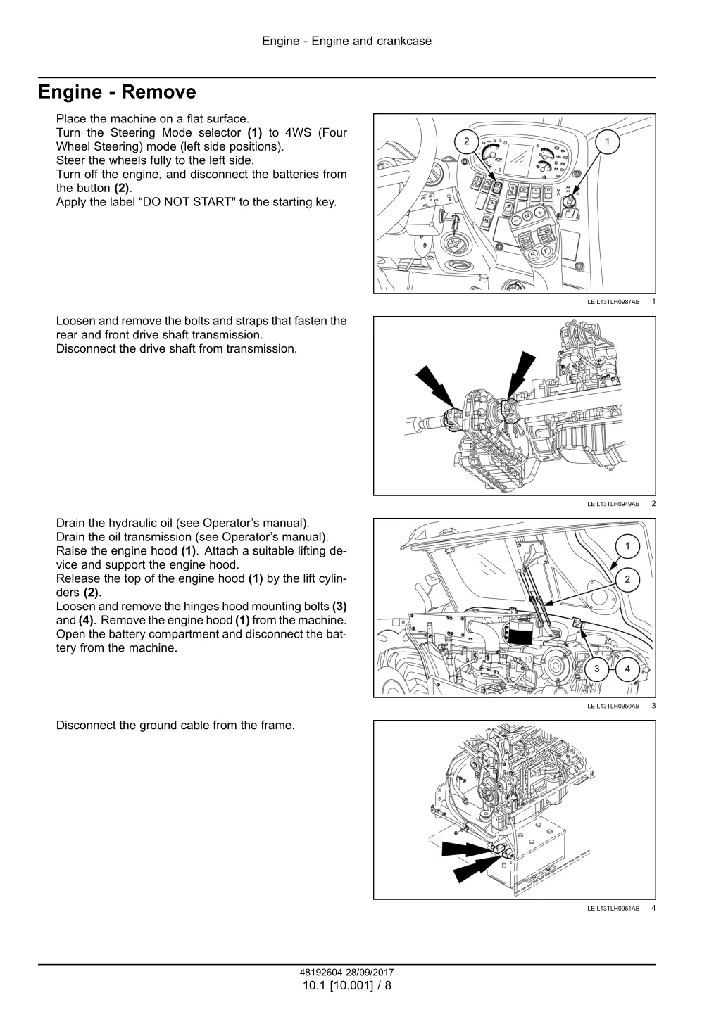 engine engine and crankcase 2
