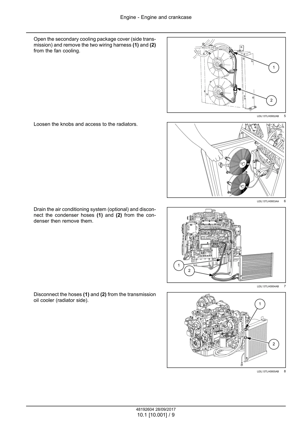 engine engine and crankcase 3
