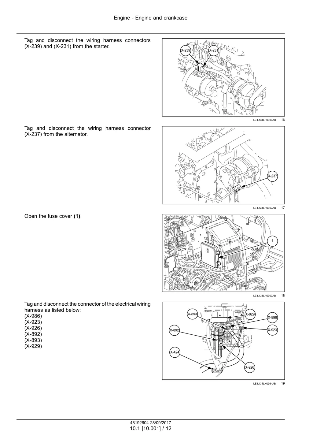 engine engine and crankcase 6