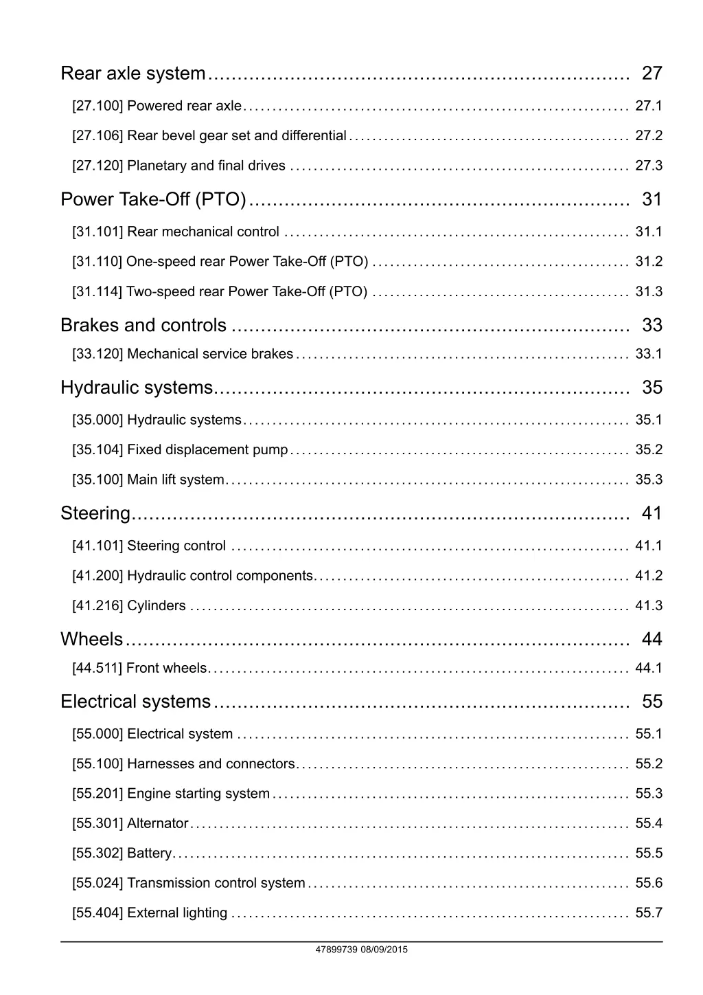 rear axle system 27