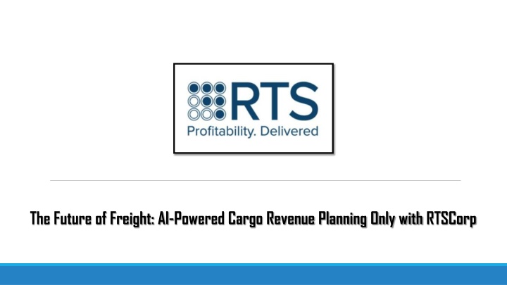 the future of freight ai powered cargo revenue