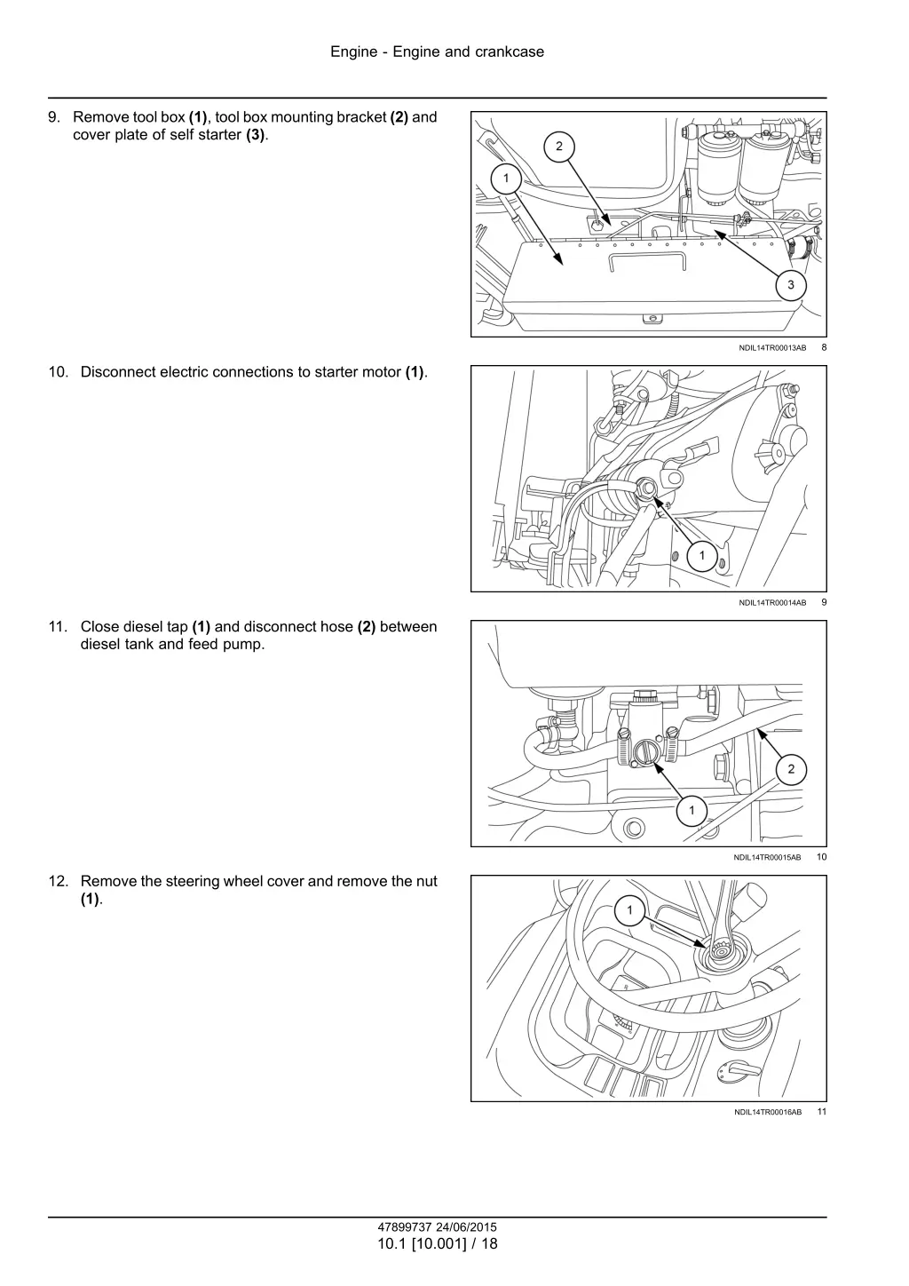 engine engine and crankcase 5