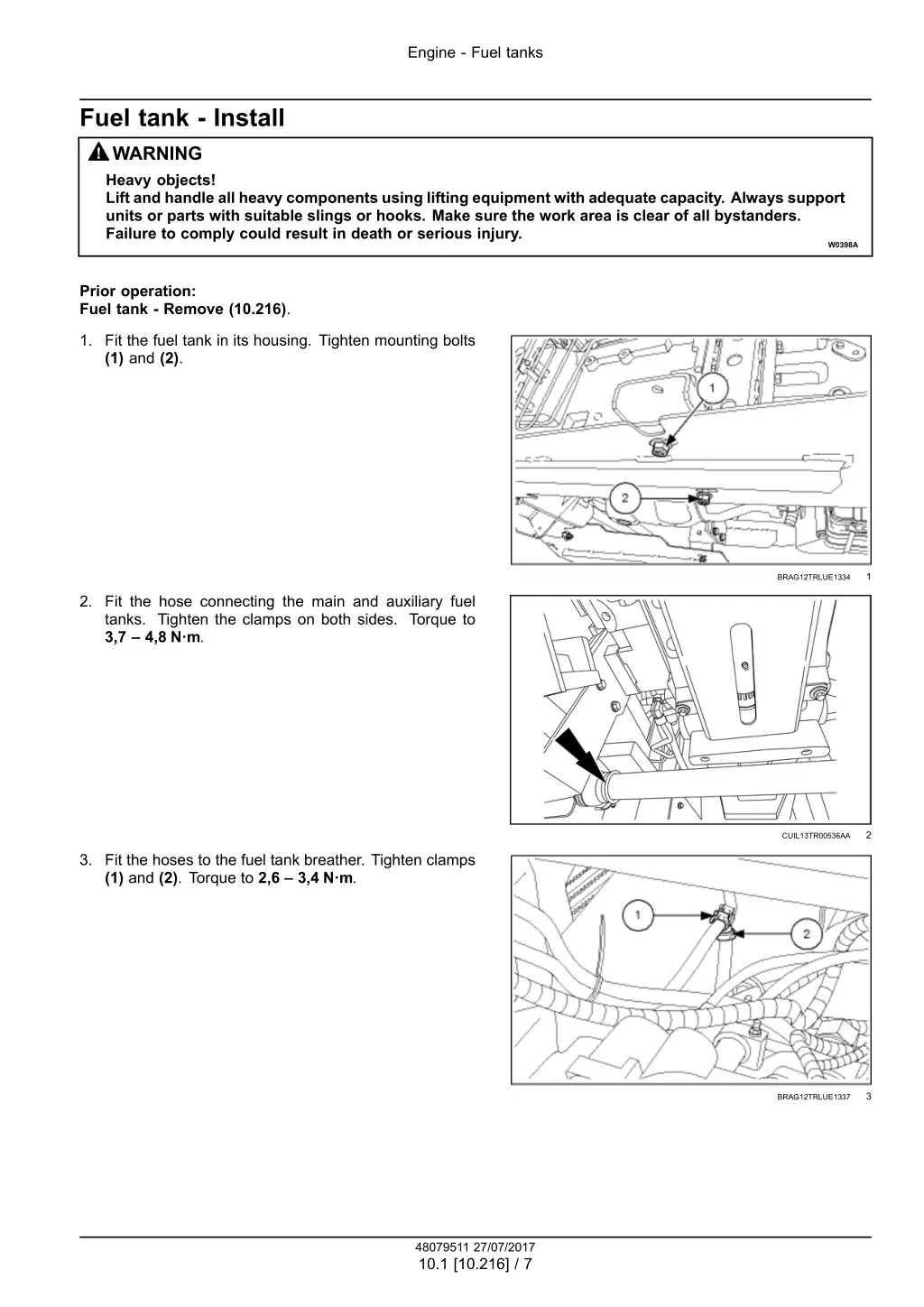 engine fuel tanks 3