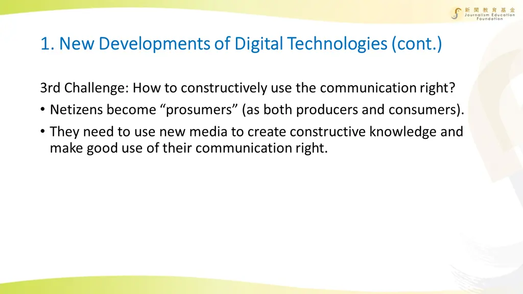 1 new developments of digital technologies cont