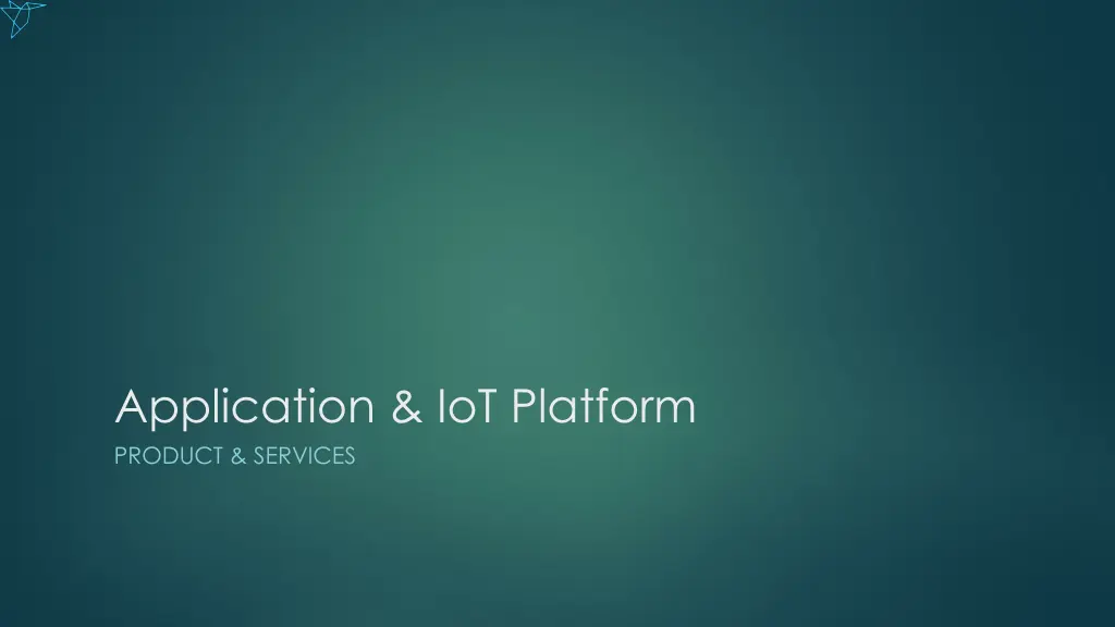 application iot platform product services