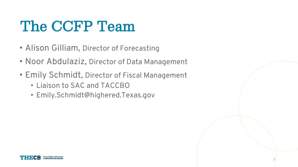 the ccfp team