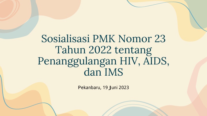 sosialisasi pmk nomor 23 tahun 2022 tentang