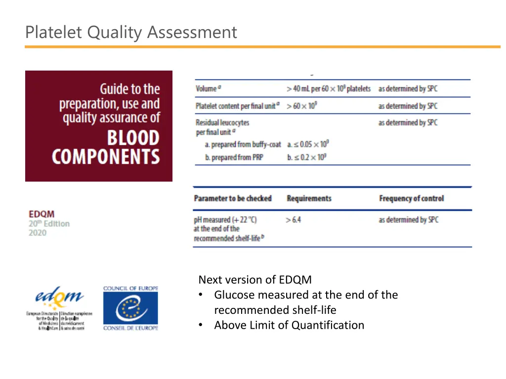 platelet quality assessment