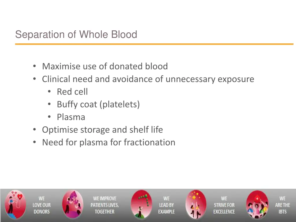 separation of whole blood