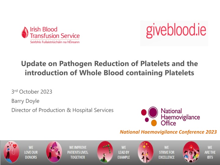 update on pathogen reduction of platelets