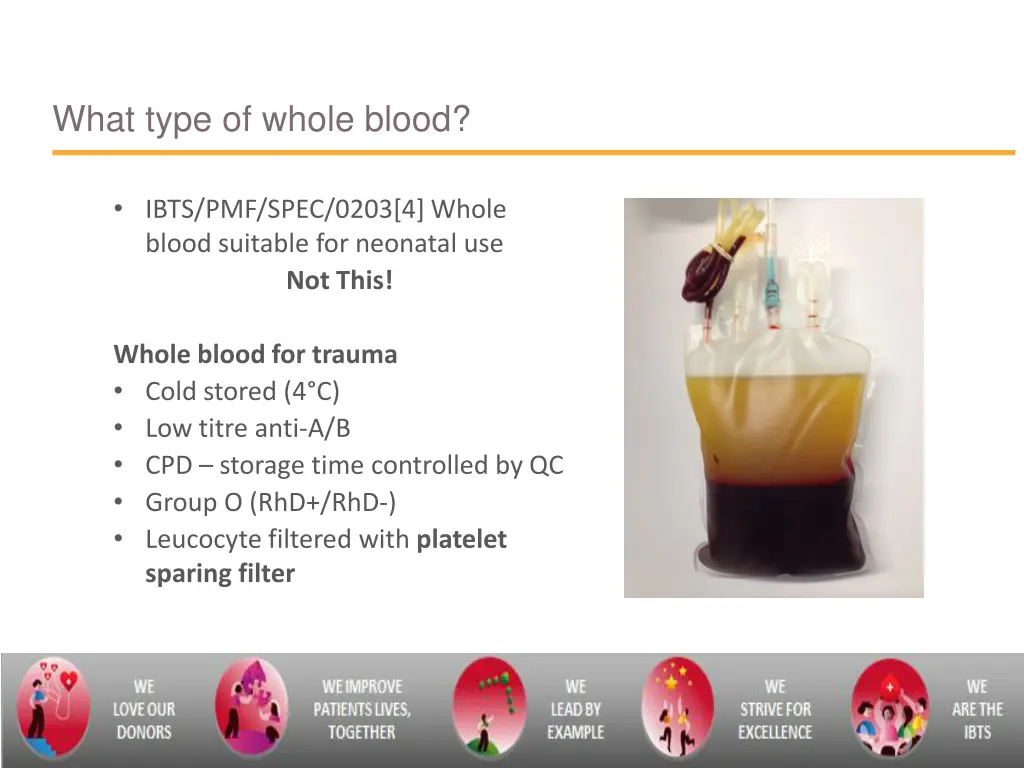 what type of whole blood