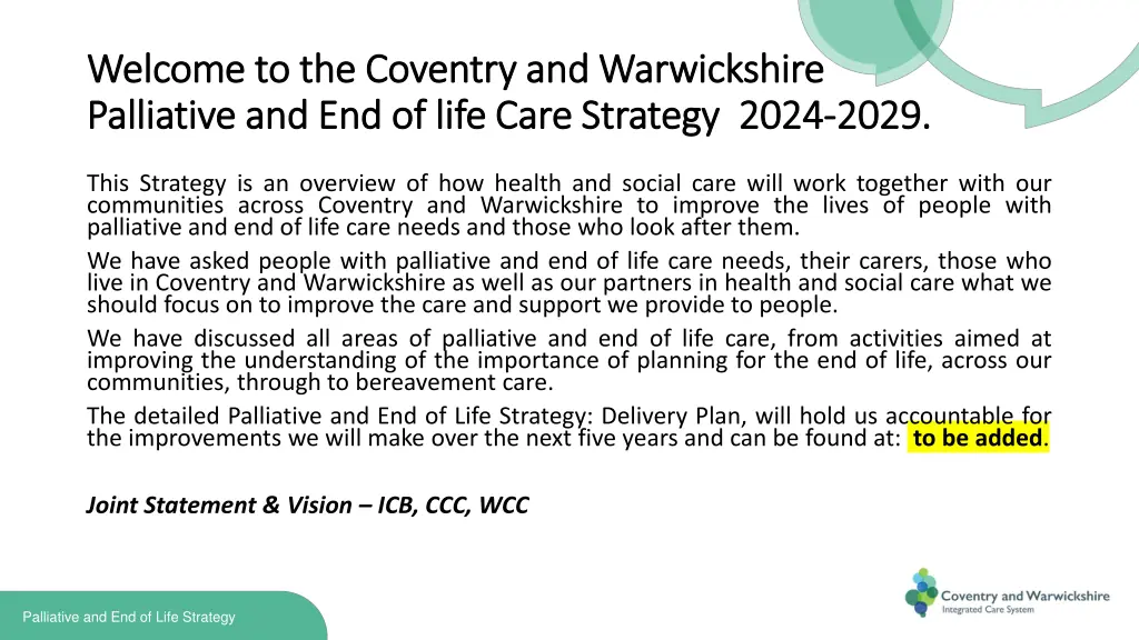 welcome to the coventry and warwickshire welcome