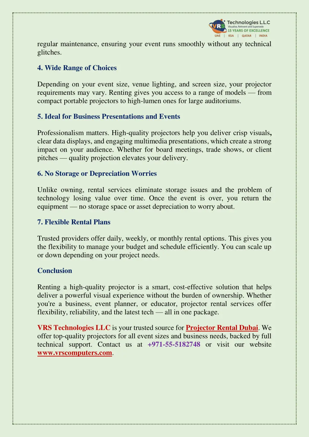 regular maintenance ensuring your event runs