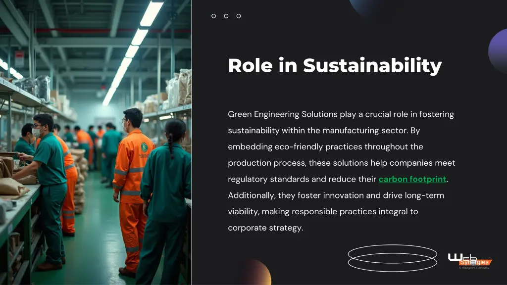 role in sustainability
