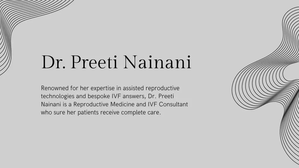 dr preeti nainani