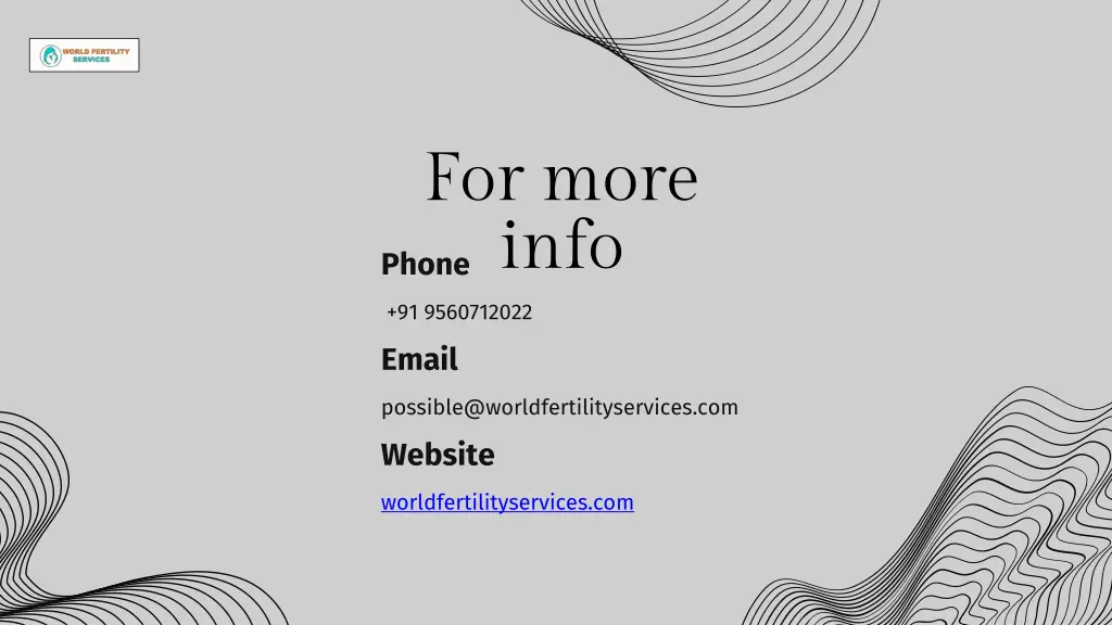 for more info phone