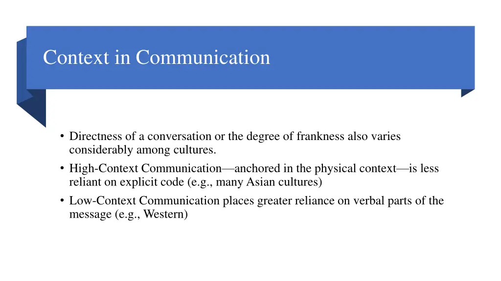 context in communication