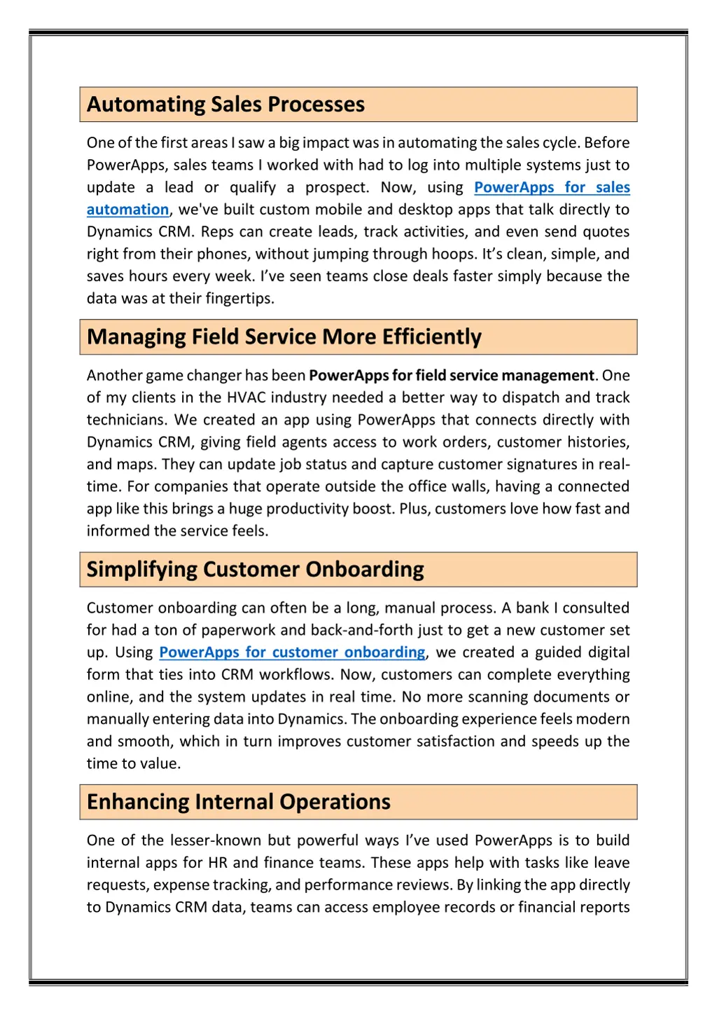 automating sales processes