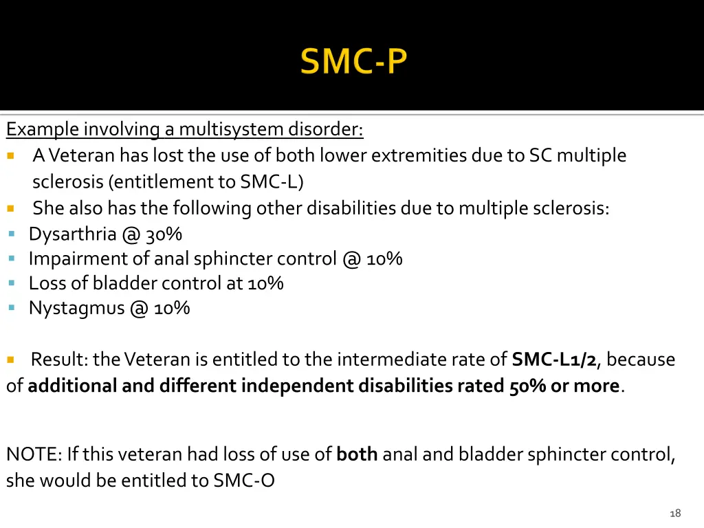 example involving a multisystem disorder