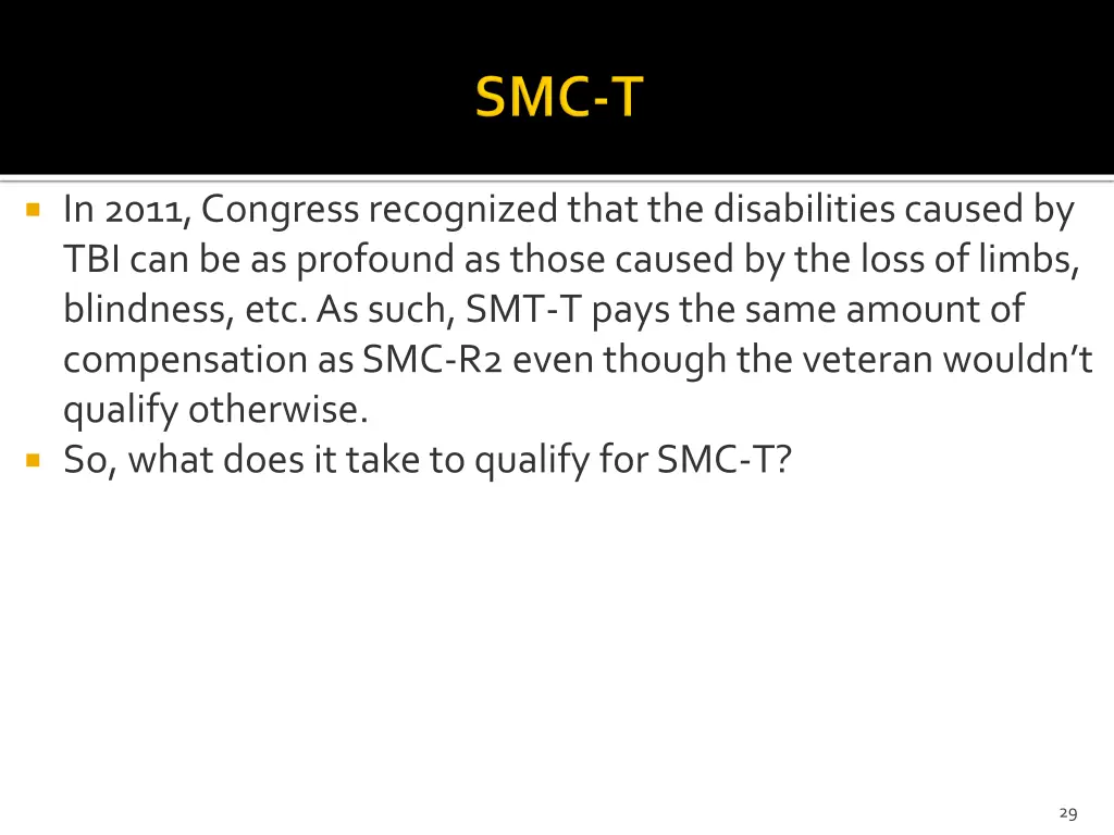 in 2011 congress recognized that the disabilities