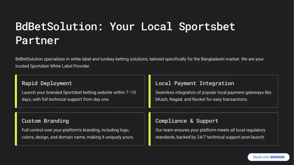 bdbetsolution your local sportsbet partner