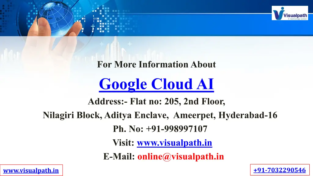 for more information about google cloud