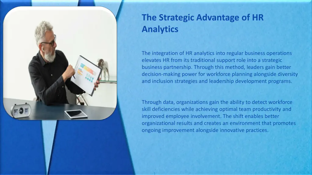 the strategic advantage of hr analytics