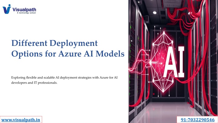 different deployment options for azure ai models
