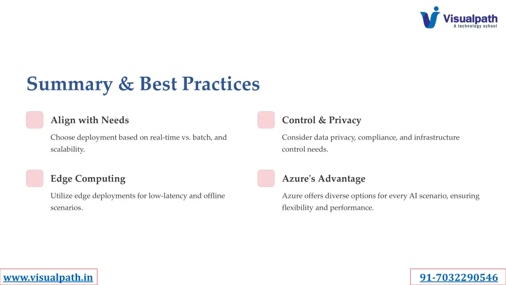 summary best practices