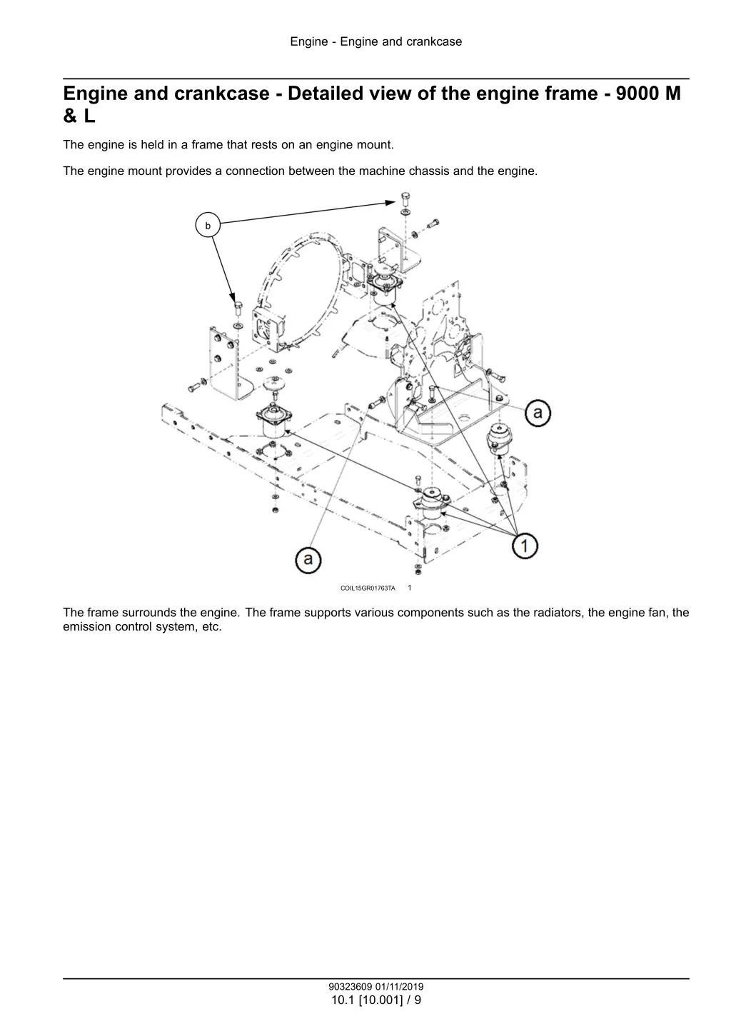 engine engine and crankcase 5