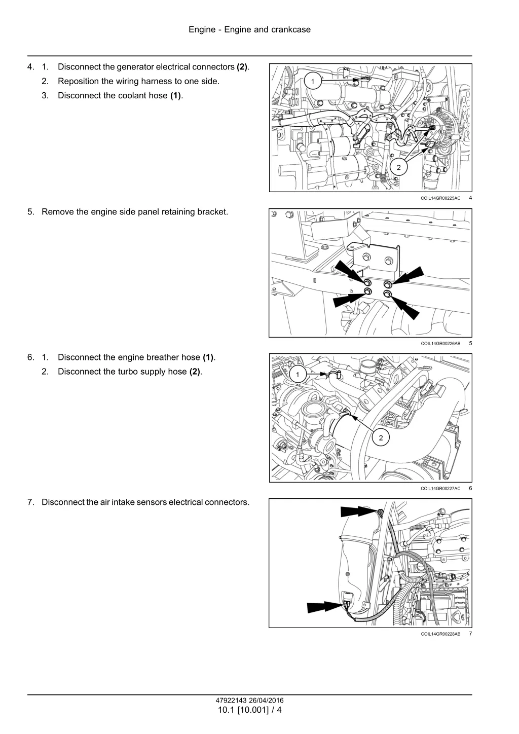 engine engine and crankcase 1