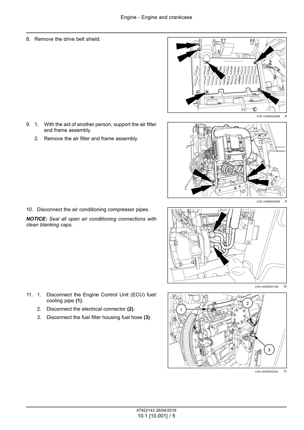 engine engine and crankcase 2