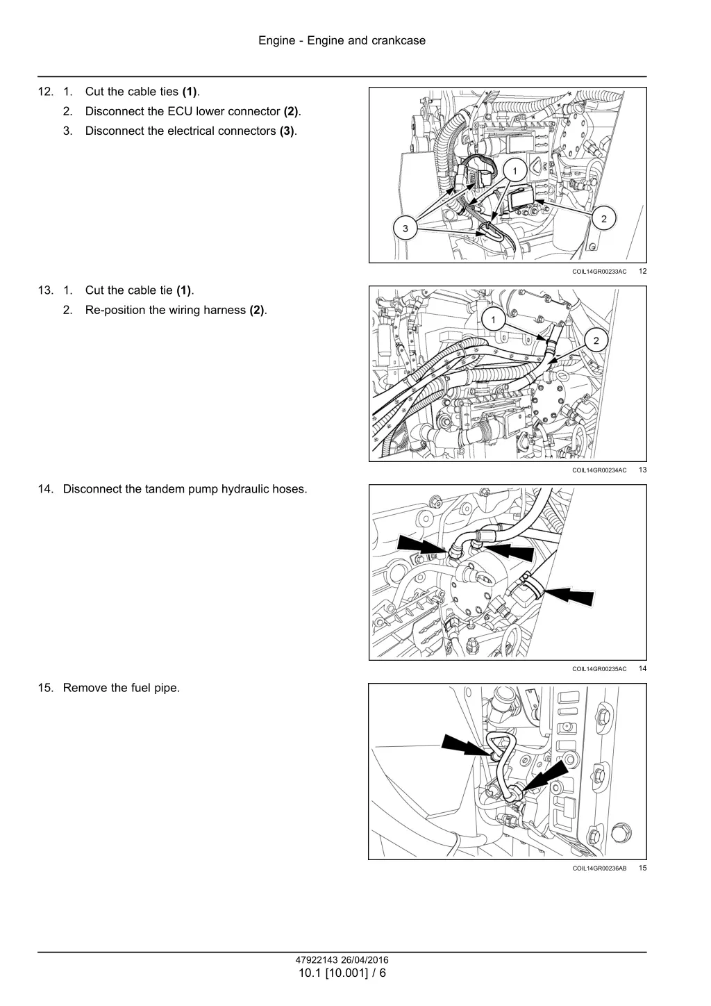 engine engine and crankcase 3