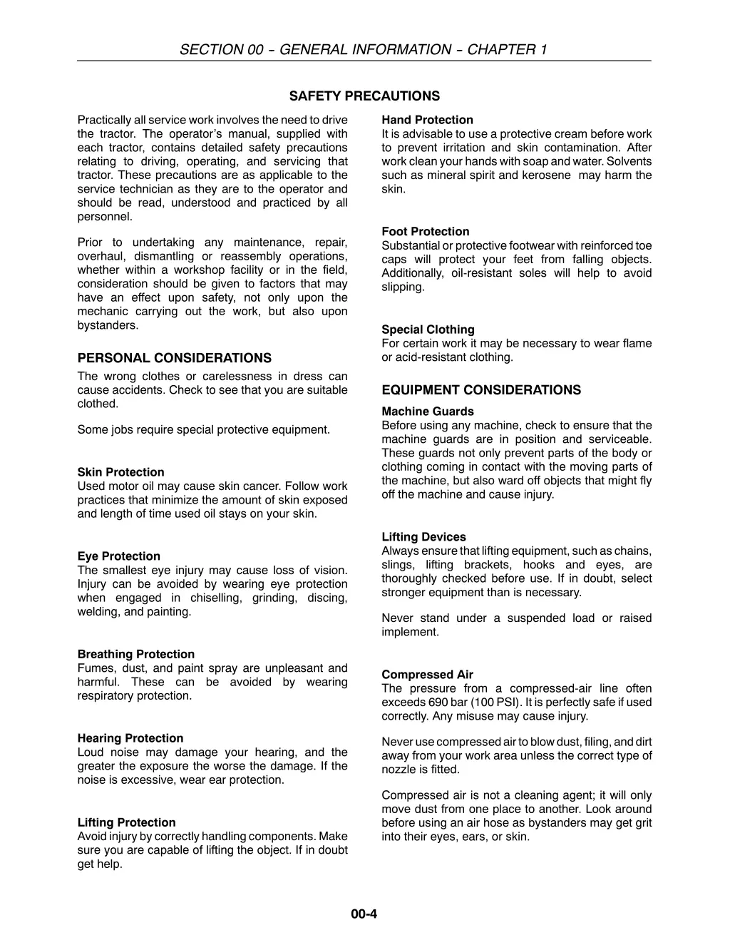 section 00 general information chapter 1 2