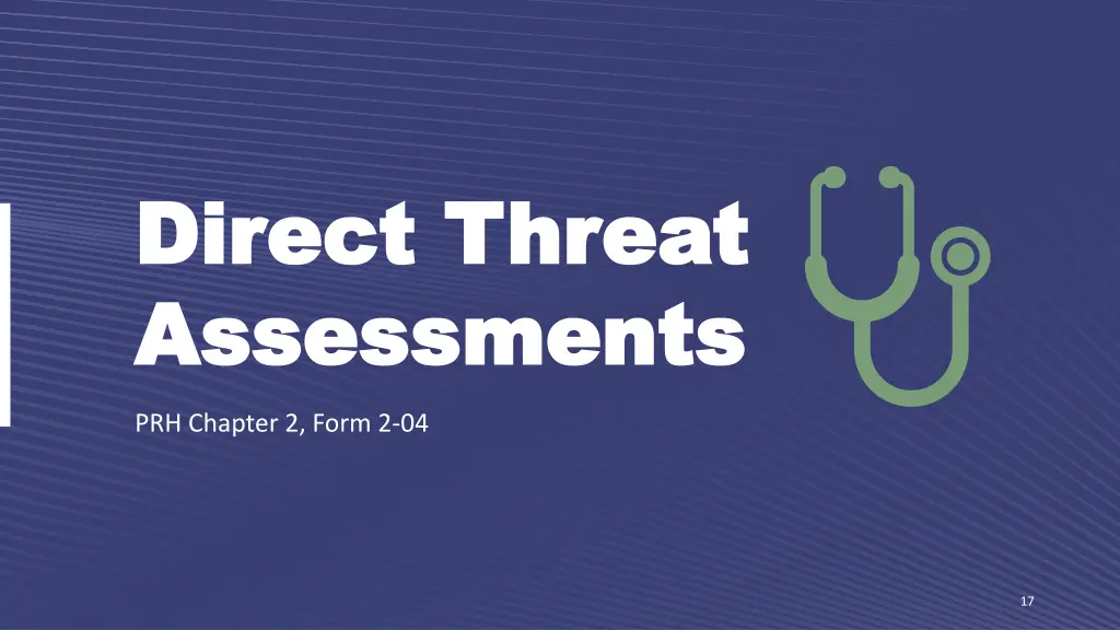 direct threat direct threat assessments